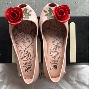 Mini Melissa Beauty and the beast sandals